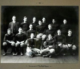 1912 Harvard Football Team Photograph Photo