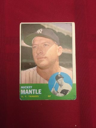 Mickey Mantle - 1963 Topps 200