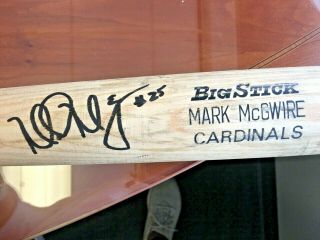 Mark McGwire Game Bat Home Run Record Breaking Season 1998 Cert VSE Inc. 4