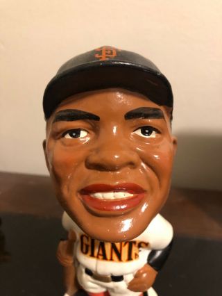 1960s White Base Willie Mays Bobblehead With Box 2
