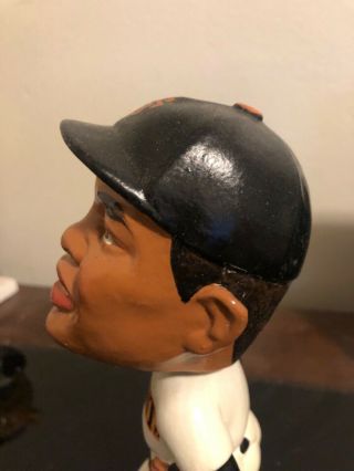 1960s White Base Willie Mays Bobblehead With Box 4