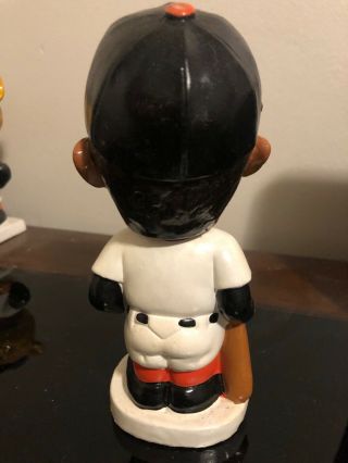 1960s White Base Willie Mays Bobblehead With Box 5
