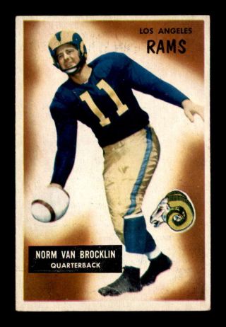 1955 Bowman 32 Norm Van Brocklin Ex,  X1710042