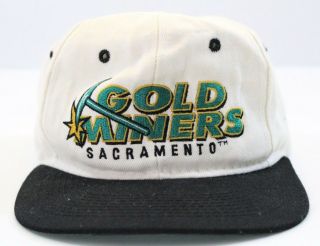 Vintage Sacramento Gold Miners Snapback Hat Cfl
