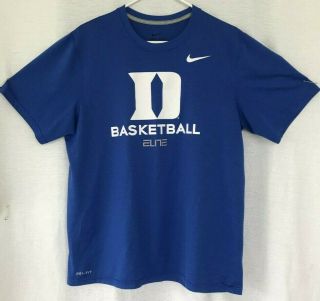 Nike Duke Basketball Elite Dri - Fit Mens Medium T - Shirt,  Worn Once Perfect Cond