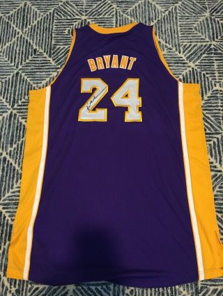 Kobe Bryant Official Game Jersey Signed 100 Authentic