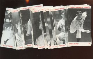 1974 Tcma Baseball Card 1934/1935 Detroit Tigers Set (- 2) Nrmt