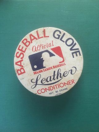 Major League Baseball (mlb) Official Glove Leather Conditioner [japan] Vintage