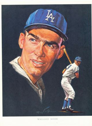 1962 Volpe Union Oil Los Angeles Dodgers - Wally Moon