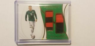 2018 - 19 Immaculate Soccer Hector Herrera Dual Patch 11/50 Mexico