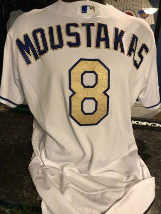 Mike Moustakas Game Jersey Mlb Authenticated