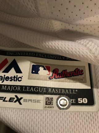 Mike Moustakas Game Jersey MLB Authenticated 7