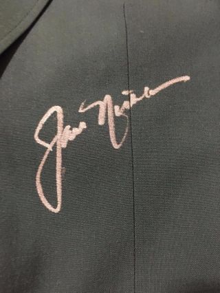 Jack Nicklaus Golden Bear Masters Champion Green Jacket Jsa Signed Pga Golf