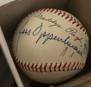 Unknown Ball Mystery Signed Autographed Baseball 12 I Love Lucy Writing 3