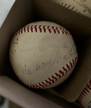 Unknown Ball Mystery Signed Autographed Baseball 12 I Love Lucy Writing 6