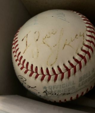 Unknown Ball Mystery Signed Autographed Baseball 12 I Love Lucy Writing 7