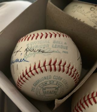 Unknown Ball Mystery Signed Autographed Baseball 12 I Love Lucy Writing 8
