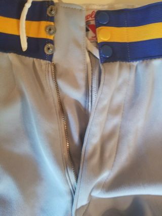 BJ Surhoff 1989 Milwaukee Brewers Game pants GREAT USE 3
