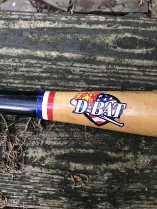 Ben Zobrist Houston Astros Chicago Cubs Game D - Bat Maple Baseball Bat 34” 3
