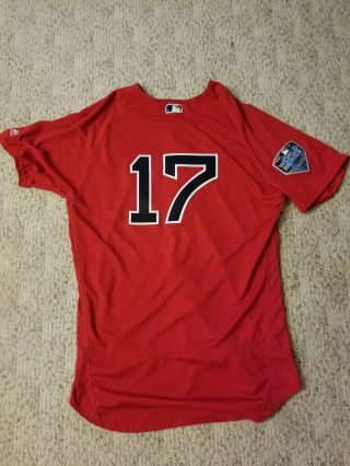 2018 Boston Red Sox Issued Nathan Eovaldi Jersey Mlb Game Un - Un - Worn