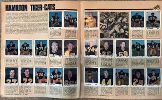 CFL 1971 Picture Album Complete Canadian Football League Players Photos 4