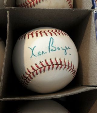 Ken Boyer Died1982 Former Baseball Star Autographed Baseball St.  Louis Cardinals