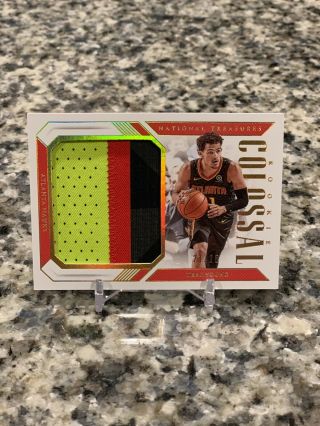 Trae Young 21/25 3 Color Patch 2018 - 19 National Treasures