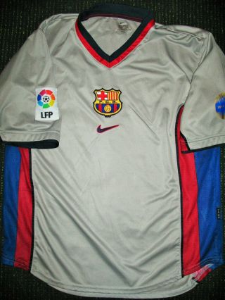 Authentic Guardiola Barcelona Centenary Jersey 2000 2001 Shirt Camiseta Maglia L 2