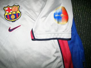 Authentic Guardiola Barcelona Centenary Jersey 2000 2001 Shirt Camiseta Maglia L 4