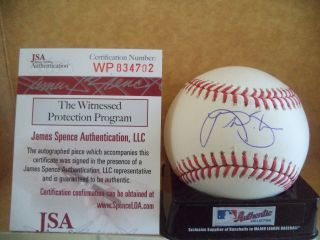 Nick Solak Tampa Bay Rays Signed Autographed M.  L.  Baseball Jsa Witness Wp834702