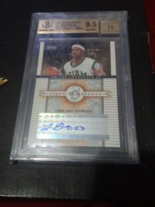 2003 04 Upper Deck Top Prospects Lebron James Rookie Auto.  Invest Now $$$