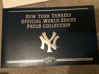 All York Yankees World Series Patch Card Willabee & Ward Book 1923 - 2009