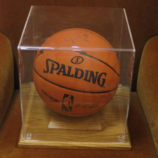 Lebron James Nba Star From Miami Heat Signed Autographed Basketball W/coa