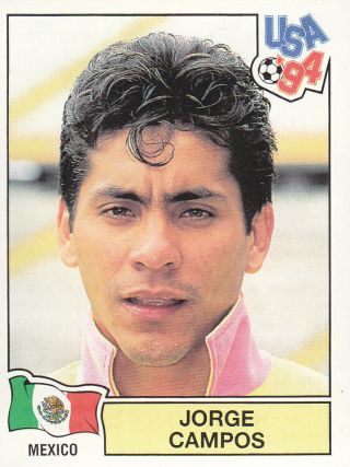 Panini - Fifa World Cup Usa 1994 - Jorge Campos - Mexico - 359