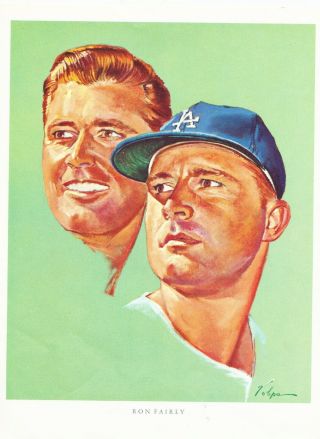 1964 Volpe Union Oil Los Angeles Dodgers - Ron Fairly