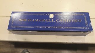1989 Topps Tiffany Factory Baseball Set