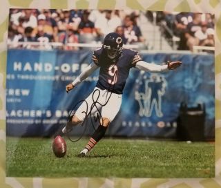 Robbie Gould Signed Chicago Bears 8x10 Photo