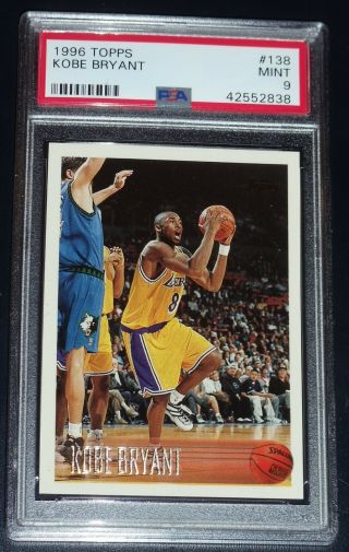 1996 Topps Kobe Bryant Rookie Psa 9 138 Beauty Rc Check Out Others