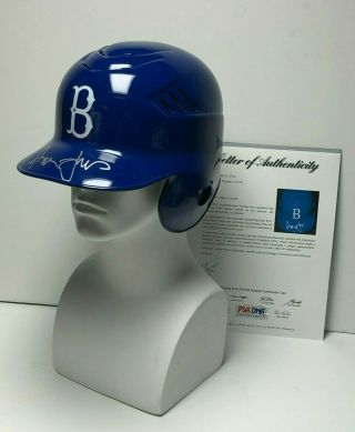 Harrison Ford Signed Brooklyn Dodgers F/s Baseball Batting Helmet 42 Psa V13791