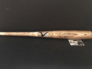 Tim Anderson Chicago White Sox Autographed Signed 2017 Game Cracked Bat A 2