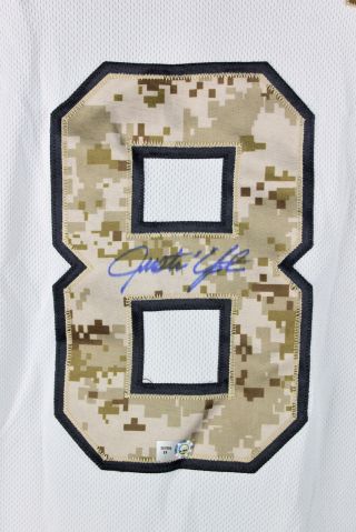 Braves Justin Upton Signed 2014 Military Memorial Day Game Jersey MLB Holo 2