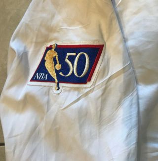 96 - 97 Ron Harper CHICAGO BULLS Game Worn Autograph Signed Warmup NBA Jacket 4