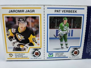 Vintage Hockey Cards Jaromir Jagr Penguins Pat Verbeek Whalers Kraft Dinner Box 3