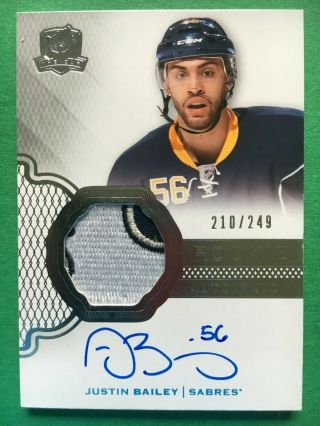 Ud " The Cup " 2016 - 2017 Justin Bailey 16 - 17 Rpa Buffalo Sabres Rc Rookie /249