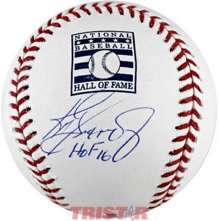 Ken Griffey Jr.  Signed Autographed Hall Of Fame Logo Baseball Hof 16 Tristar