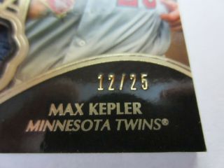 Max Kepler 2019 Topps Tier One Dual Relic Patch 12/25 Minnesota Twins 3