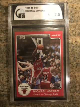 1984 - 85 Star Michael Jordan Xrc Gai 7.  5 101 Not Bgs
