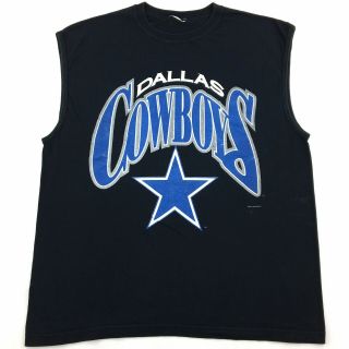 Vintage 1996 Nfl Dallas Cowboys Graphic Men’s Tank Top Shirt