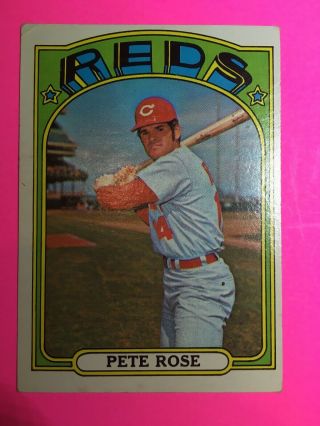 1972 Topps Baseball Card 559 Pete Rose (good - Bend Lower Left),