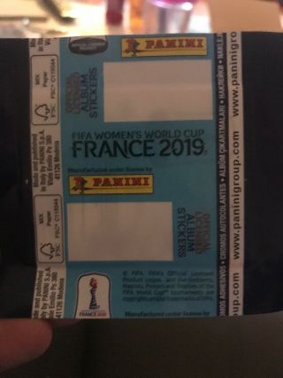 4 x Packs Of Panini Women ' s World Cup France 2019 Stickers 2